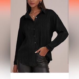 Elegant Black Women's Top